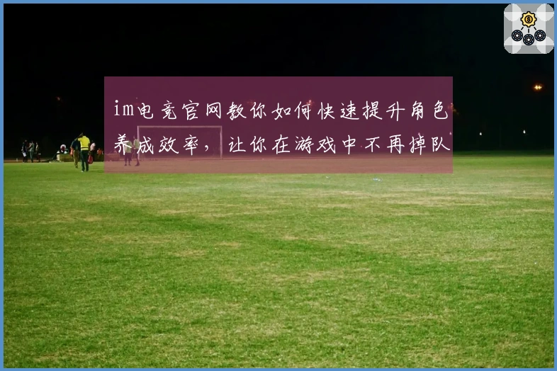 im电竞官网教你如何快速提升角色养成效率，让你在游戏中不再掉队